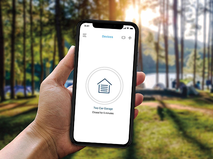 Control Your Garage From Anywhere Mobile Image